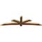 Ekena Millwork Davenport Timber Gable Bracket, Western Red Cedar, 108"W x 31 1/2"H x 3 1/2"D x 5 1/2"F, 7/12 Pitch GBW108X31X0406DAV00SWR - alternate 3